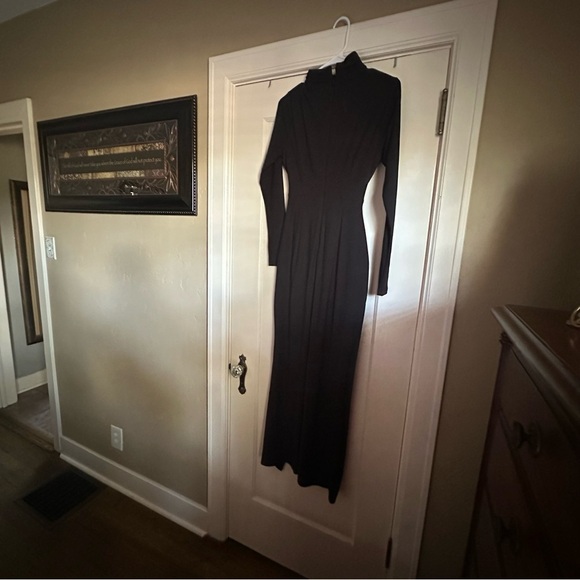 Belle Badgley Mischka Hailey Jersey Black 2 - Picture 9 of 13